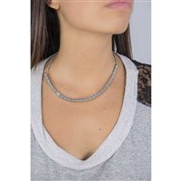 Collier Breil Femme Rolling Diamonds in Acier Cristallo TJ1571 - TJ1571